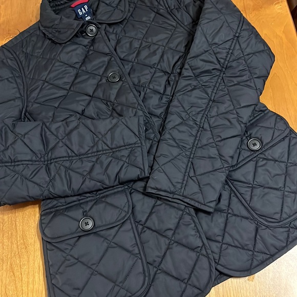 GAP Quilted Puffer Jacket, Men's Size M polyester Navy blue Vintage Second Hand